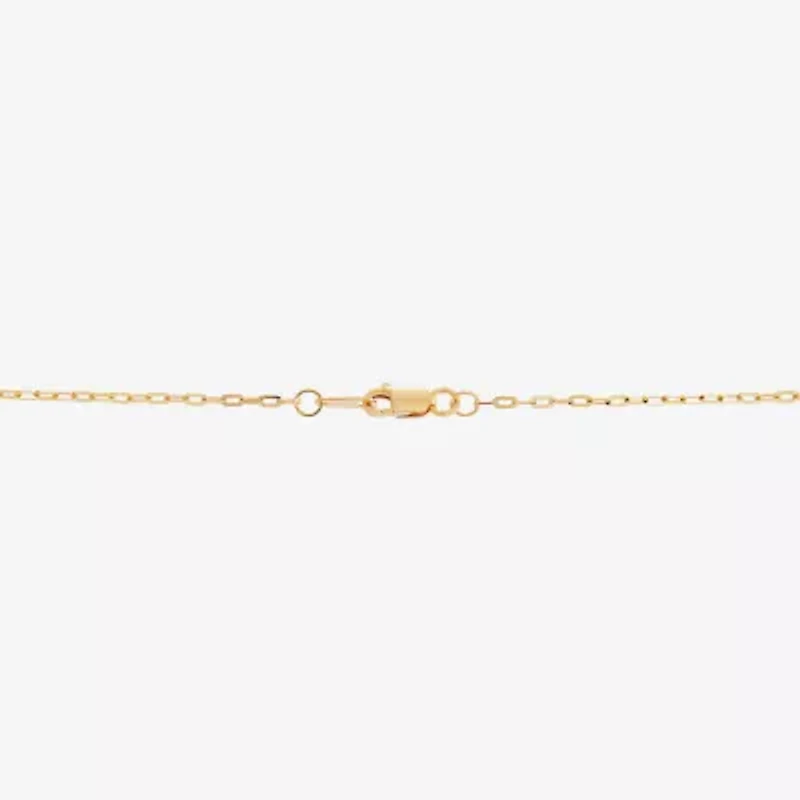 H-I / Si1-Si2) Womens 2 CT. Lab Grown White Diamond 14K Gold Pear 18 Inch Pendant Necklace
