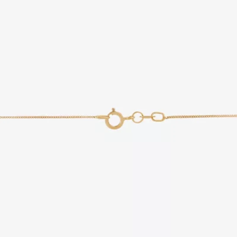 Womens 1/10 CT. T.W. Genuine Red Garnet 14K Gold Over Silver Cushion 18 Inch Pendant Necklace