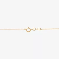 Womens 1/10 CT. T.W. Genuine Red Garnet 14K Gold Over Silver Cushion 18 Inch Pendant Necklace