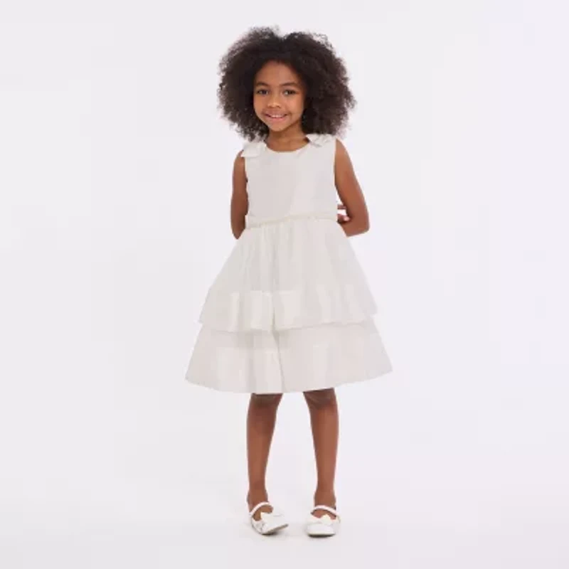 Bonnie Jean Little & Big Kid Girls Flower Girl Sleeveless Fit + Flare Dress