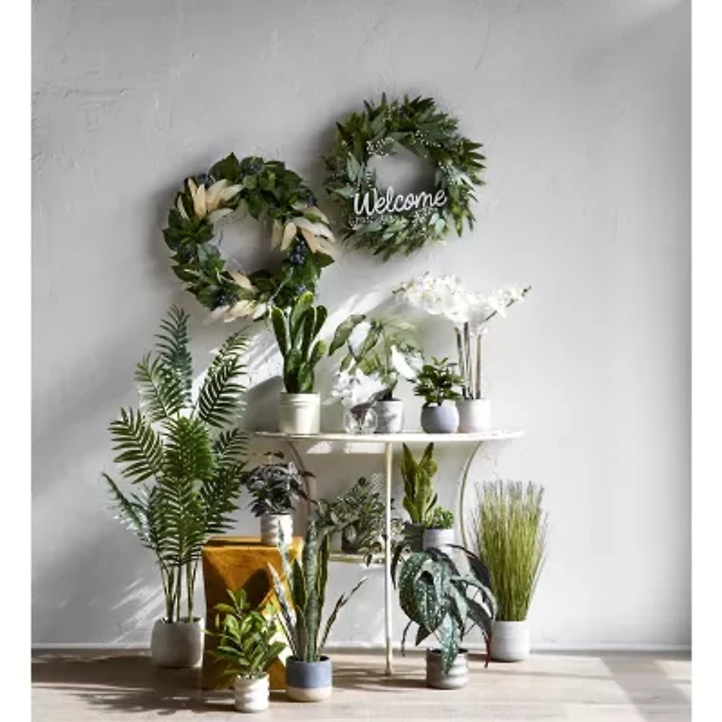 Linden Street 20in Varigated Monstera Artificial Plant