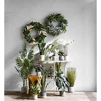 Linden Street 16.5in White Philodendron Artificial Plant