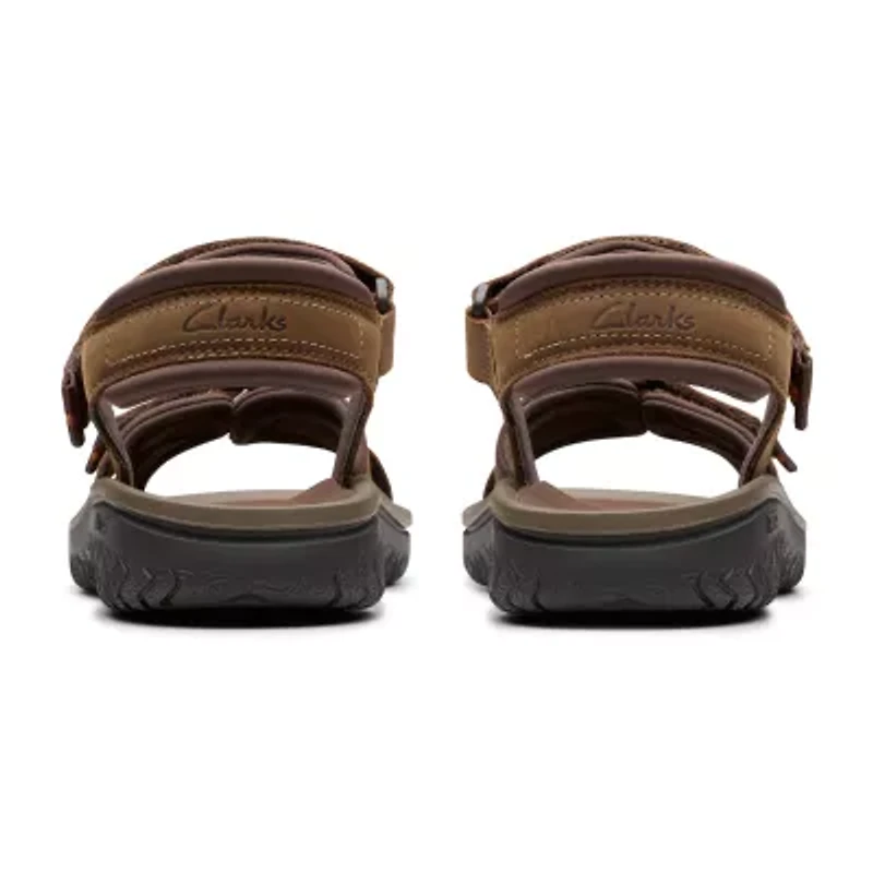 Clarks Mens Wesley Shore Adjustable Strap Flat Sandals