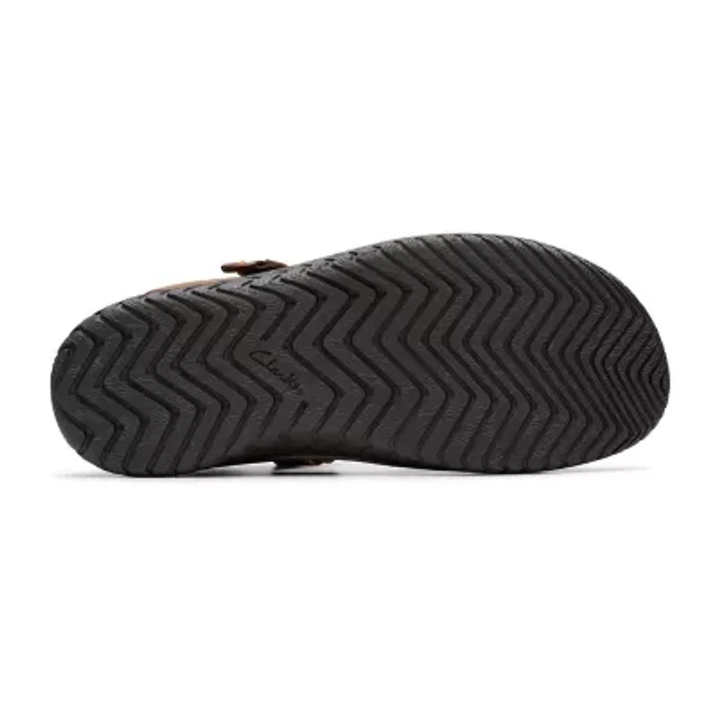 Clarks Mens Wesley Shore Adjustable Strap Flat Sandals