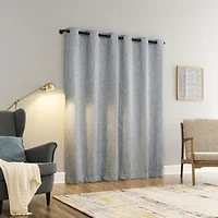 Sun Zero Aldwin Grommet Top Energy Saving 100% Blackout Single Curtain Panel