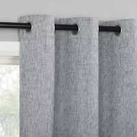Sun Zero Aldwin Grommet Top Energy Saving 100% Blackout Single Curtain Panel