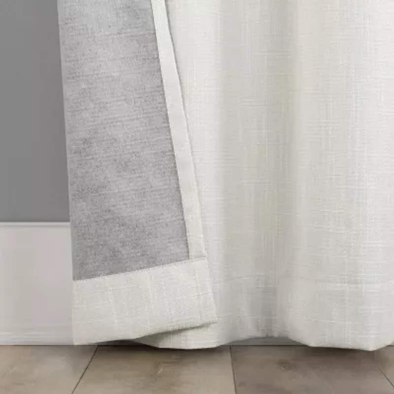 Sun Zero Aldwin Grommet Top Energy Saving 100% Blackout Single Curtain Panel
