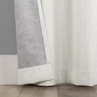 Sun Zero Aldwin Grommet Top Energy Saving 100% Blackout Single Curtain Panel