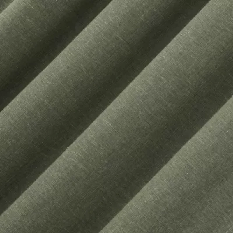 Sun Zero Treviso Back Tab Energy Saving 100% Blackout Single Curtain Panel