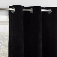 Sun Zero Isidora Grommet Top Energy Saving 100% Blackout Single Curtain Panel
