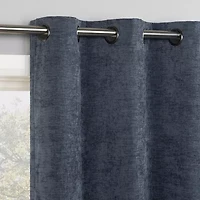 Sun Zero Isidora Grommet Top Energy Saving 100% Blackout Single Curtain Panel