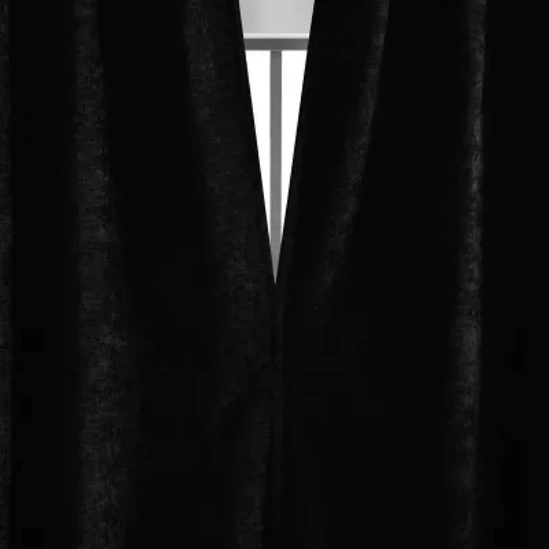 Sun Zero Isidora Grommet Top Energy Saving 100% Blackout Single Curtain Panel