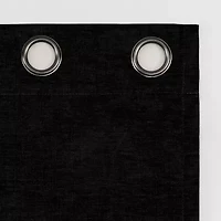 Sun Zero Isidora Grommet Top Energy Saving 100% Blackout Single Curtain Panel