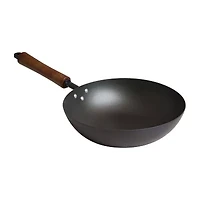 Joyce Chen Classic Series Pre-Seasoned Carbon Steel 9.5" Stir Fry Pan