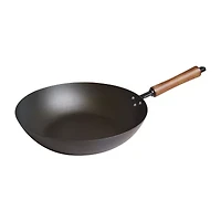 Joyce Chen Classic Series Pre-Seasoned Carbon Steel 12" Stir Fry Pan