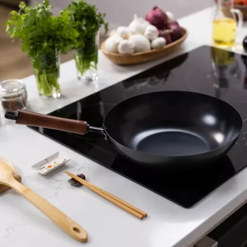 Joyce Chen Classic Series Carbon Steel Ceramic 12" Stir Fry Pan