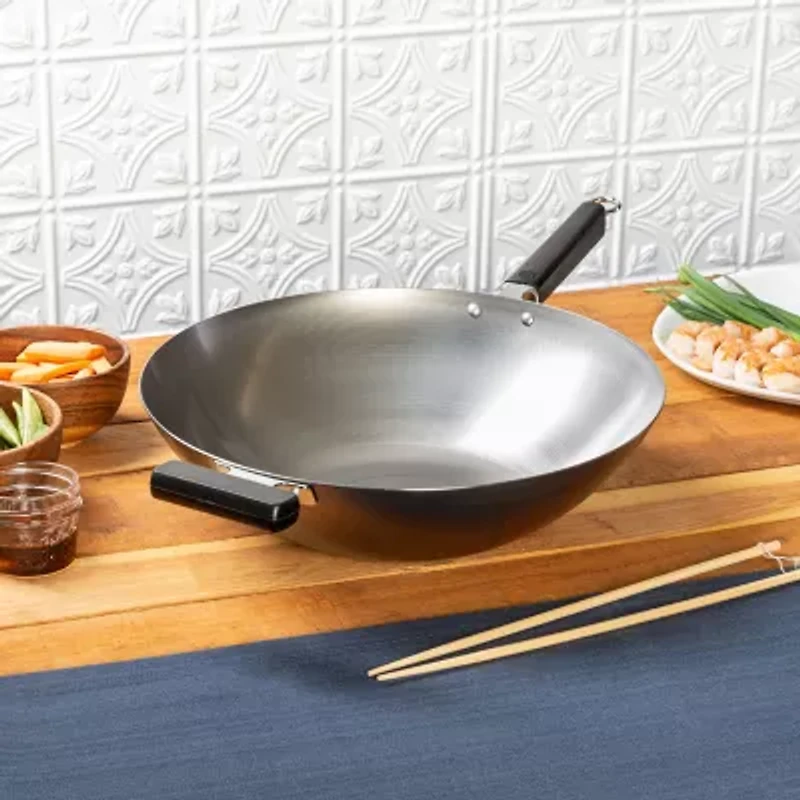 Joyce Chen Professional Series Carbon Steel 12-pc. Wok Set