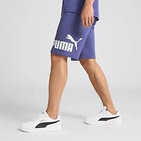 PUMA Fleece Mens 10" Mid Rise Workout Shorts