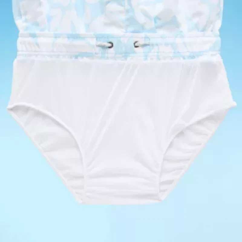 Endless Summer Mens Drawstring Waist Swim Trunks