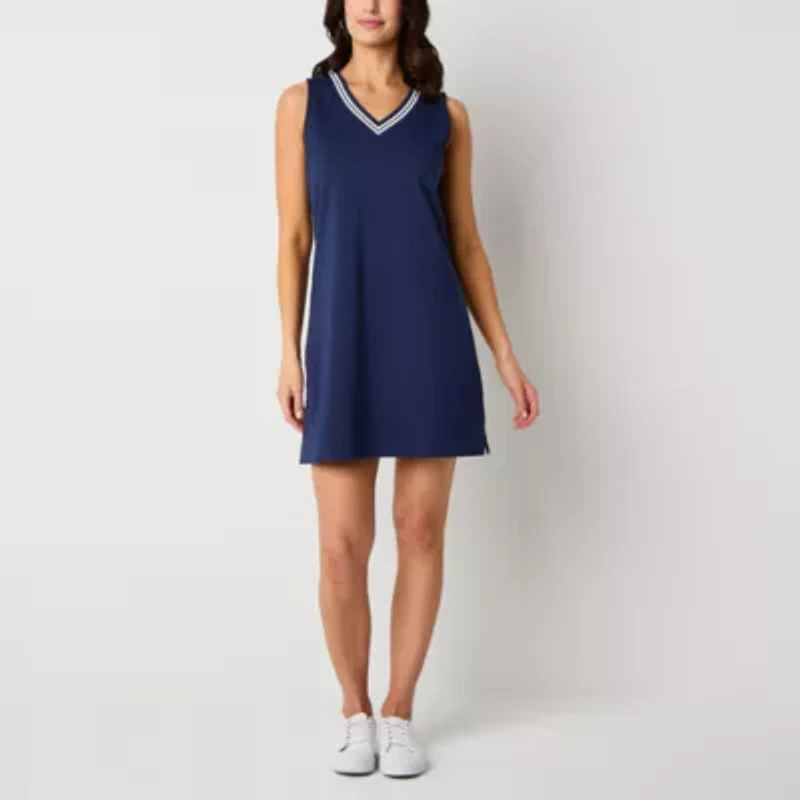 St. John's Bay Womens Sleeveless Shift Dress