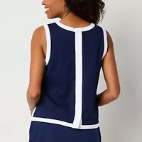 St. John's Bay Womens Sleeveless Blouse