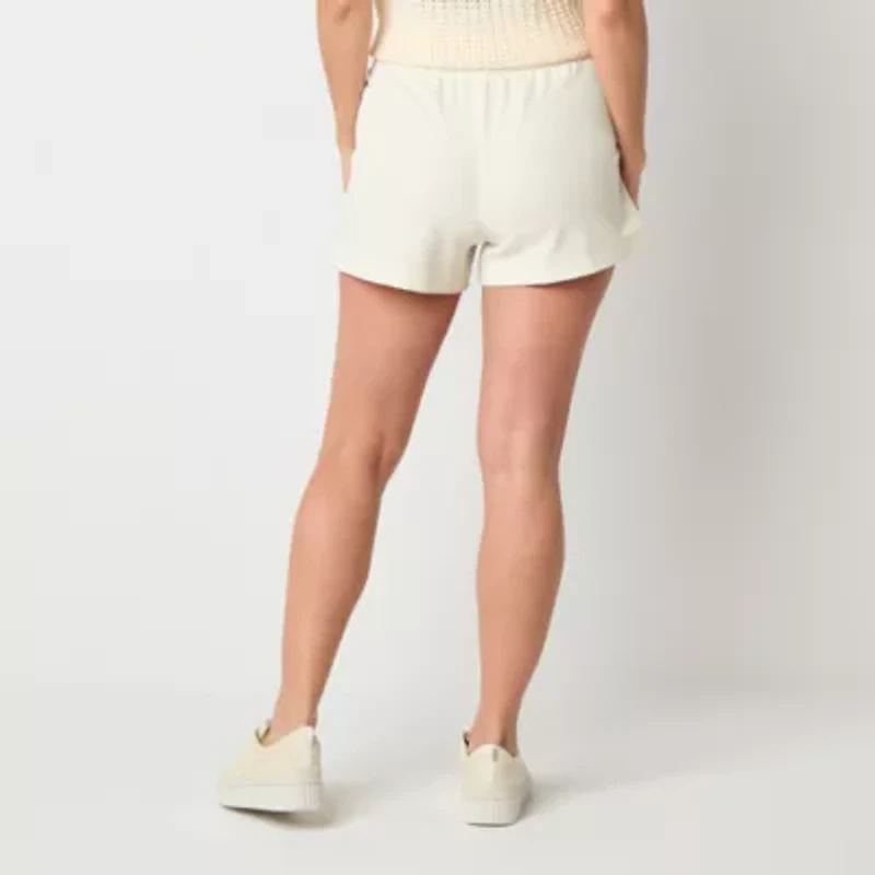 Stylus Womens Mid Rise Pull-On Short