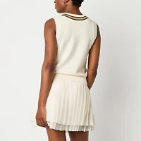 Stylus Womens V Neck Sweater Vest