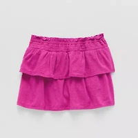 Okie Dokie Toddler & Little Girls Tiered Skirt