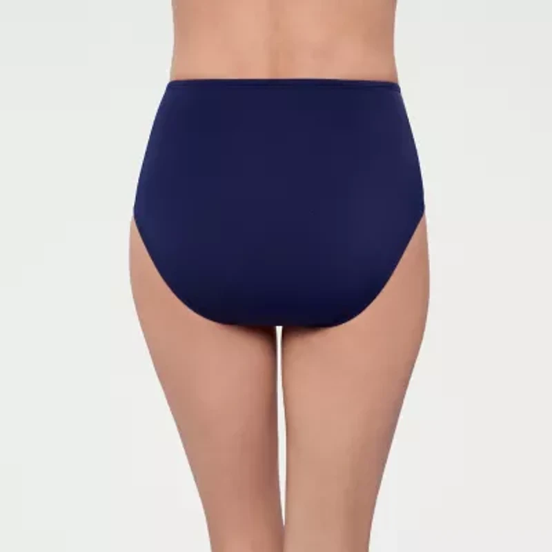 Liz Claiborne Comfort Waistband Brief Bikini Swimsuit Bottom