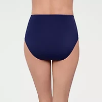 Liz Claiborne Comfort Waistband Brief Bikini Swimsuit Bottom