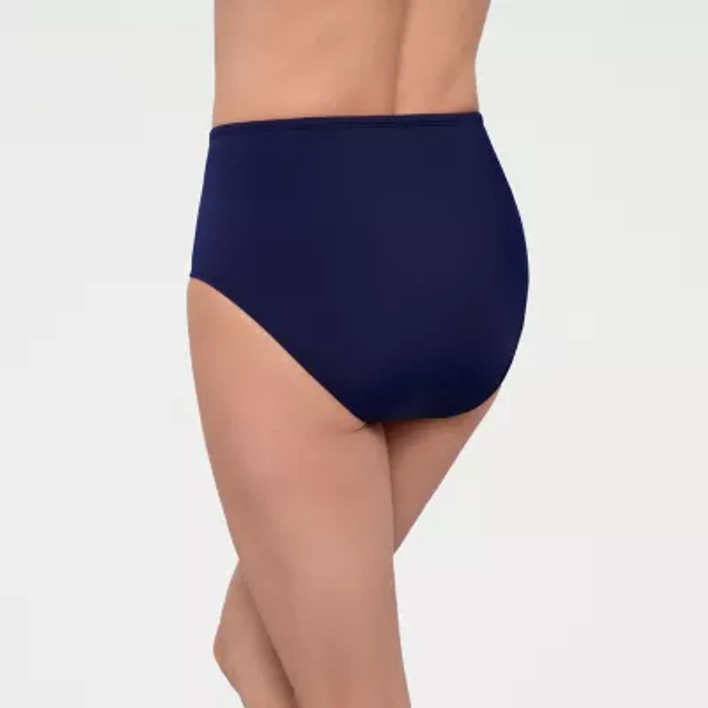 Liz Claiborne Comfort Waistband Brief Bikini Swimsuit Bottom