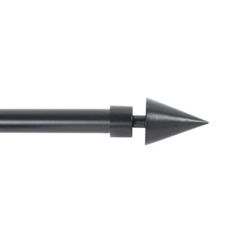 Deco Window Cone 3/4 IN Adjustable Curtain Rod