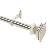 Deco Window Square 1 IN Adjustable Curtain Rod