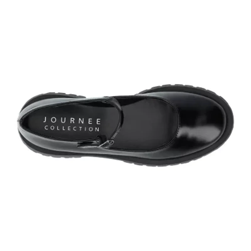 Journee Collection Kamie Womens Round Closed Toe Mary Jane Shoes