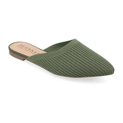 Journee Collection Aniee Womens Pointed Closed Toe Mules