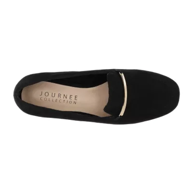 Journee Collection Wrenn Womens Moc Closed Toe Loafers