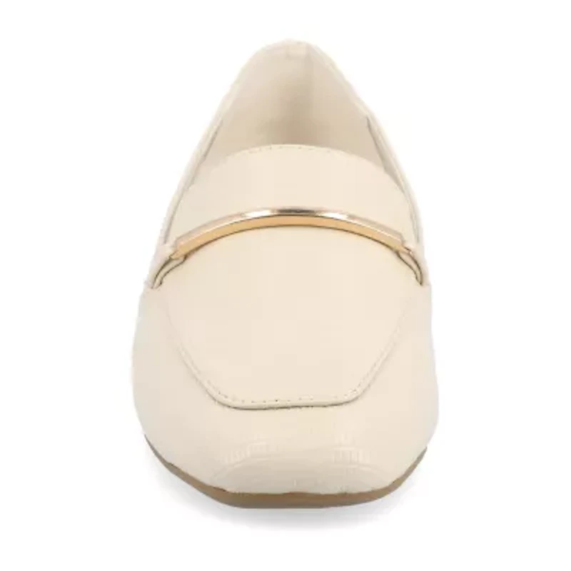 Journee Collection Wrenn Womens Moc Closed Toe Loafers