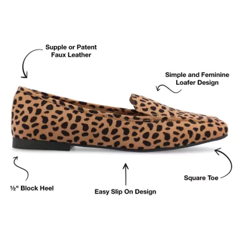 Journee Collection Tullie Womens Square Loafers