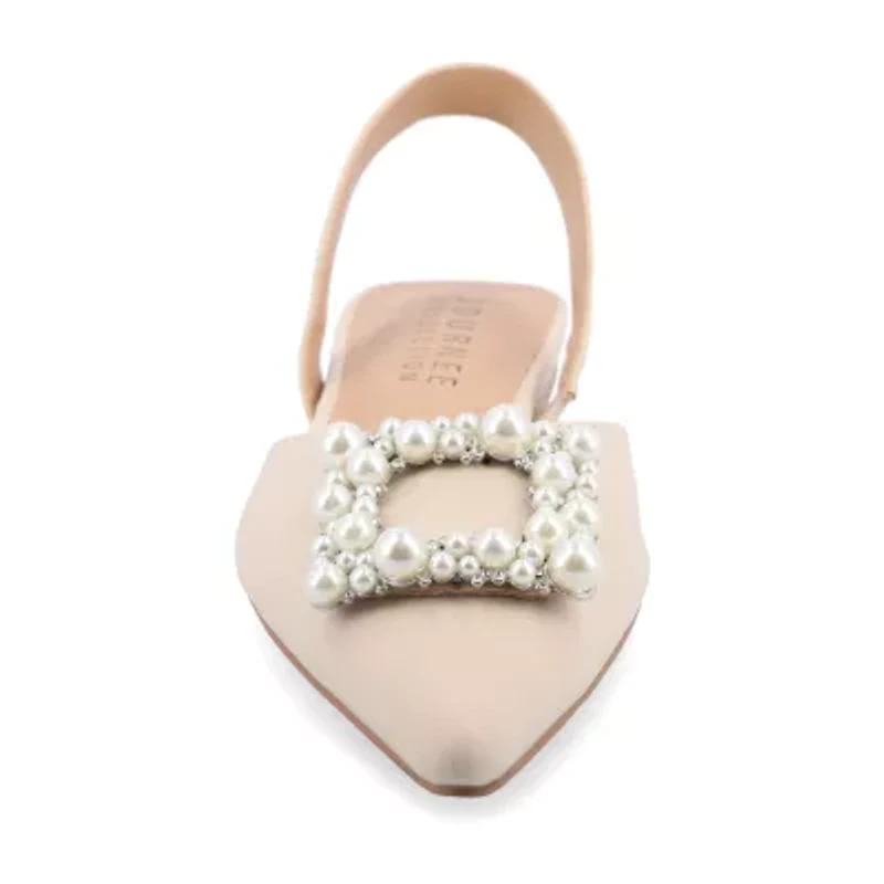 Journee Collection Hannae Womens Pointed Ballet Flats