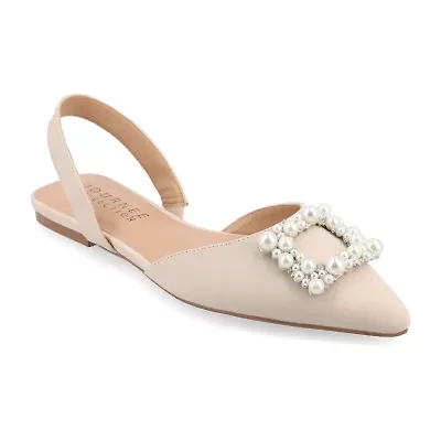 Journee Collection Hannae Womens Pointed Ballet Flats