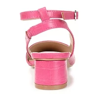 Journee Collection Keefa-Wd Womens Pointed Closed Toe Block Heel Pumps