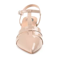 Journee Collection Jazlynn Womens Pointed Closed Toe Kitten Heel Pumps