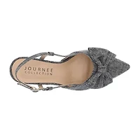 Journee Collection Tailynn Womens Pointed Closed Toe Block Heel Pumps