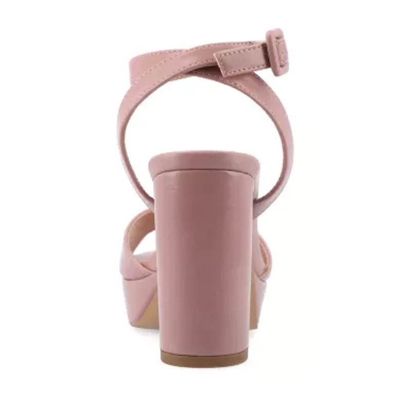 Journee Collection Womens Nairri Heeled Sandals