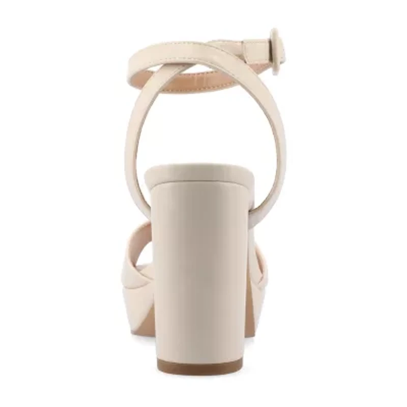 Journee Collection Womens Nairri Heeled Sandals