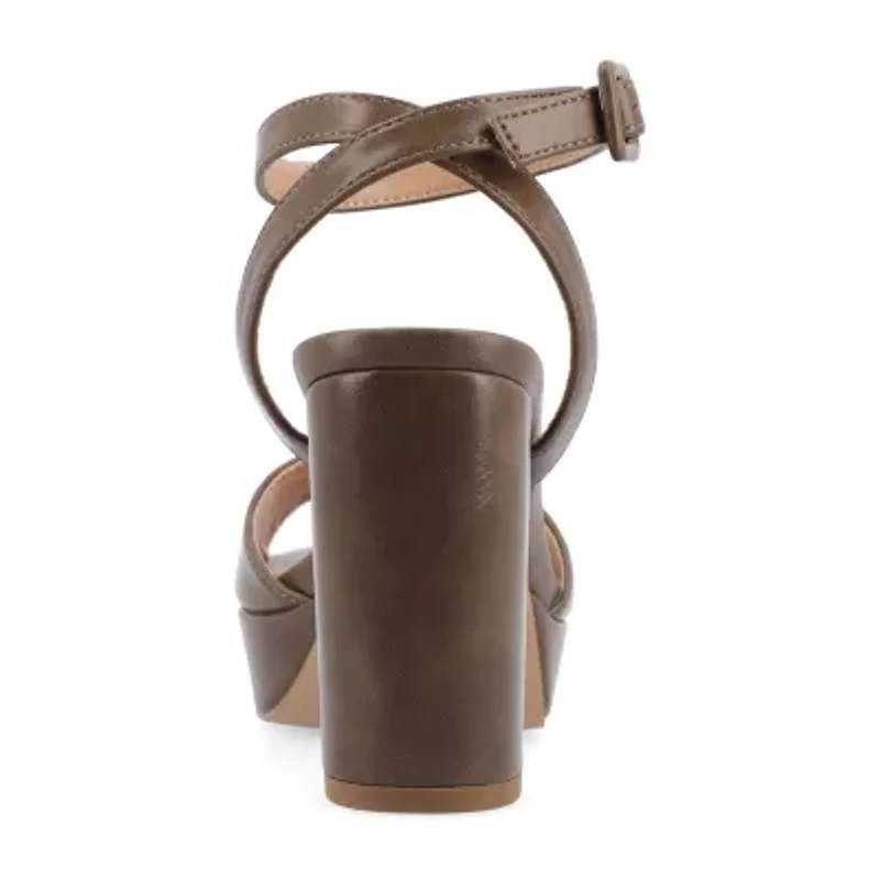 Journee Collection Womens Nairri Heeled Sandals