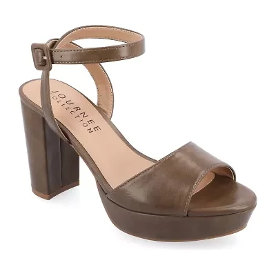 Journee Collection Womens Nairri Heeled Sandals
