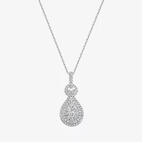 Limited Quantities! (F / Si2) Womens 1 CT. T.W. Lab Grown White Diamond 14K White Gold 18 Inch Pendant Necklace