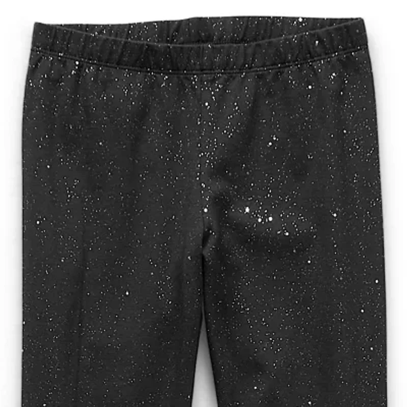 Thereabouts Sparkle Little & Big Kid Girls Knit Full Length Leggings