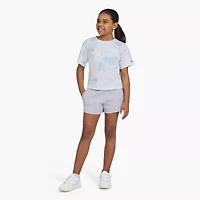 Champion Big Kid Girls Crew Neck Short Sleeve Boxy Fit Graphic T-Shirt